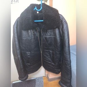 Black 100% Genuine Sherling For men size 2xl